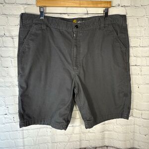 Carhartt Shorts Mens 42 Gray‎ Relaxed Fit Utility Cargo
